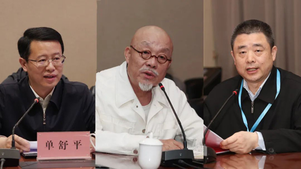 单舒平、陈建贡、章宏伟分别发言